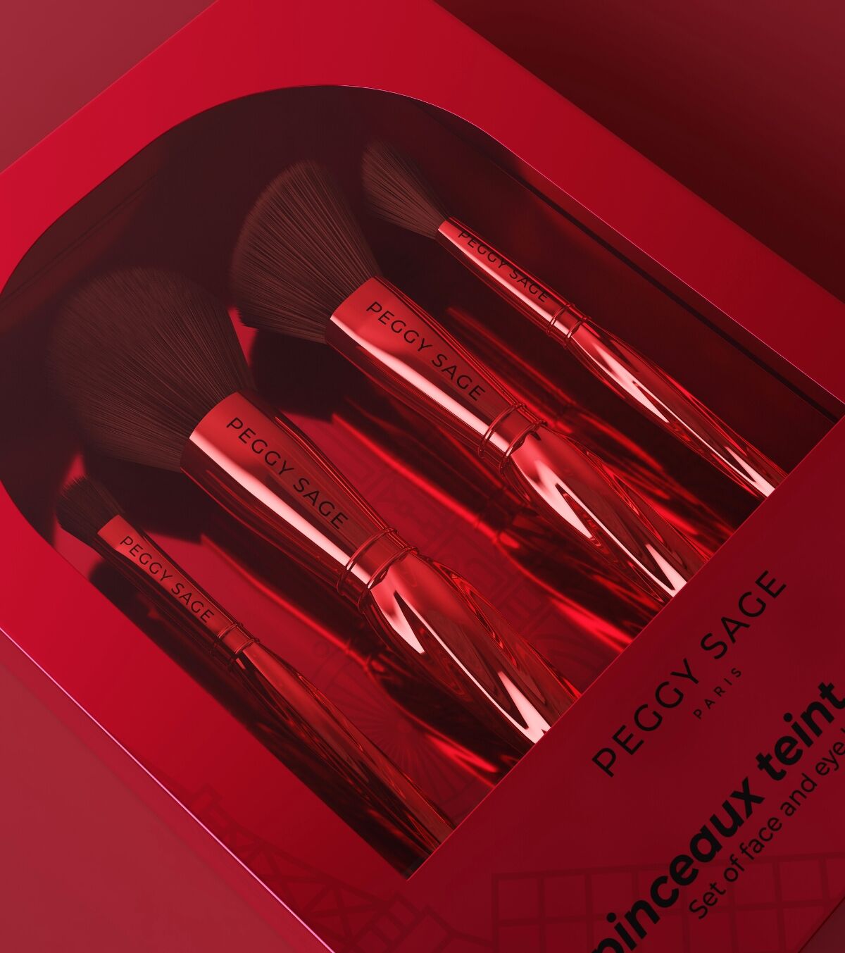 135517-4 σετ με πινελα μακιγιαζ