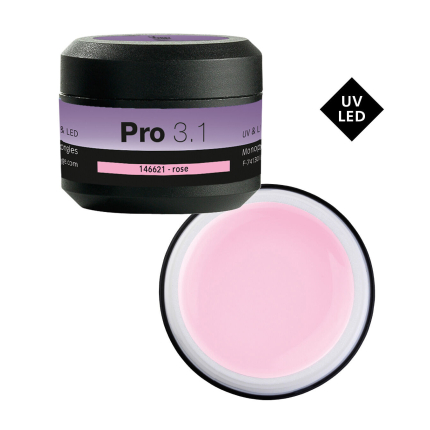 Peggy Sage Μεσαίας Ρευστότητας Gel Χτισίματος Rose Pro 3.1 UV&LED 15g 146621