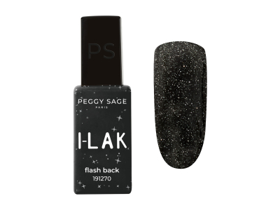 Peggy Sage I-LAK Ημιμόνιμο Βερνίκι Νυχιών Flash Black 11ml