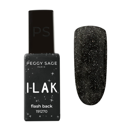 Peggy Sage I-LAK Ημιμόνιμο Βερνίκι Νυχιών Flash Black 11ml
