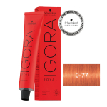 Schwarzkopf Igora Royal Βαφή Μαλλιών 0-77 Χάλκινο Μίξτον 60ml