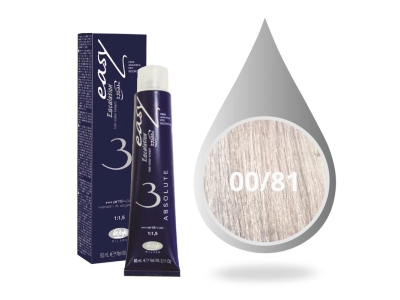 Lisap Milano Βαφή Μαλλιών Absolute 3 Χωρίς Αμμωνία 00/81 Tone Πάγος 60ml