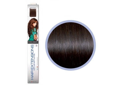 Seiseta Hair Extension Με Δέσιμο Κερατίνης 100% Φυσικό Μαλλί 4 Καστανό  /1τμχ
