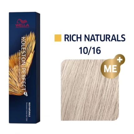 Wella Koleston Βαφή Μαλλιών 10/16 Κατάξανθο Σαντρέ Βιολέ 60ml
