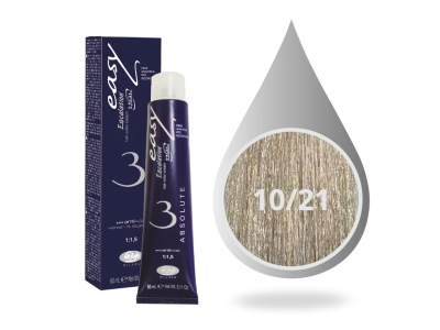 Lisap Milano Βαφή Μαλλιών Absolute 3 Χωρίς Αμμωνία 10/21 Ξανθό Πλατινέ Βαθύ Ψυχρό 60ml