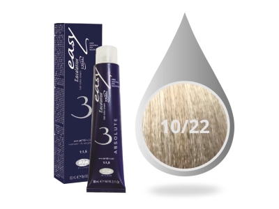 Lisap Milano Βαφή Μαλλιών Absolute 3 Χωρίς Αμμωνία 10/22 Ξανθό Πλατινέ Βαθύ  60ml