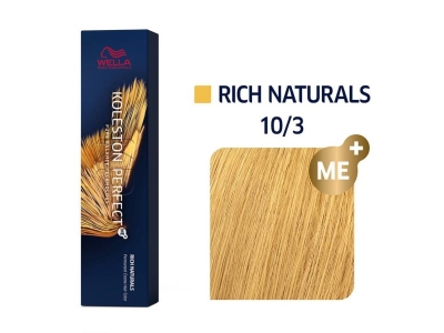 Wella Koleston Βαφή Μαλλιών 10/3 Κατάξανθο Χρυσό 60ml