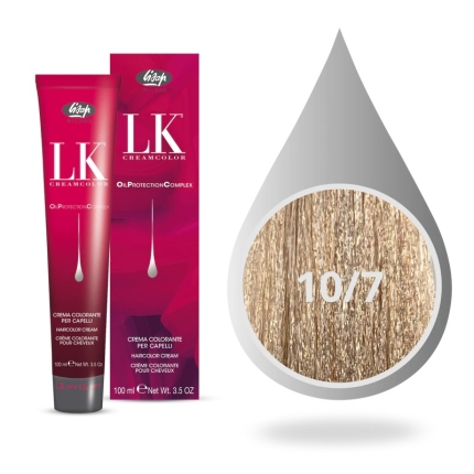 Lisap Milano OPC Βαφή Μαλλιών 10/7 Κατάξανθο Μπεζ Plus 100ml