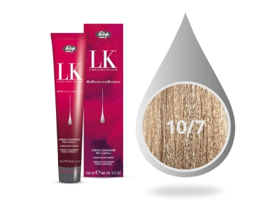 Lisap Milano OPC Βαφή Μαλλιών 10/7 Κατάξανθο Μπεζ Plus 100ml