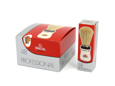OMEGA Πινέλο Ξυρίσματος Με Τρίχα Χοίρου 10048