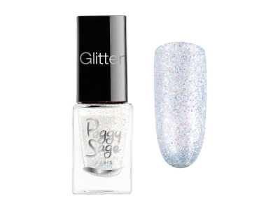 Peggy Sage Mini Βερνίκι Νυχιών Glitter Celeste 5ml