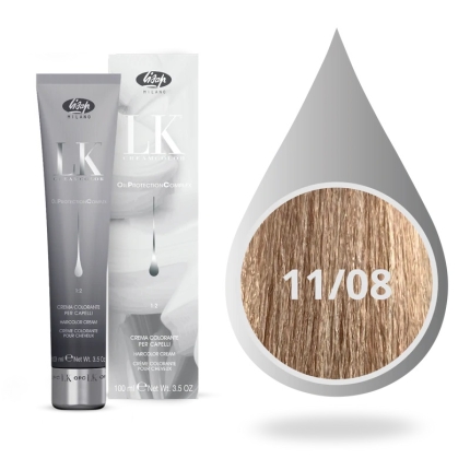 Lisap Milano OPC Βαφή Μαλλιών 11/08 Κατάξανθο Φυσικό Περλέ Extra Ανοιχτό  100ml