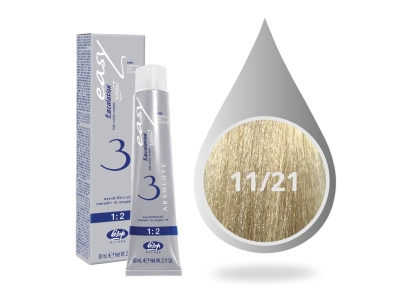 Lisap Milano Βαφή Μαλλιών Absolute 3 Χωρίς Αμμωνία 11/21 Πολύ Ανοιχτό Ξανθό Κρυσταλλιζέ 60ml