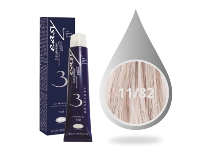 Lisap Milano Βαφή Μαλλιών Absolute 3 Χωρίς Αμμωνία 11/82 Πολύ Ανοιχτό Ξανθό Περλέ Σαντρέ 60ml