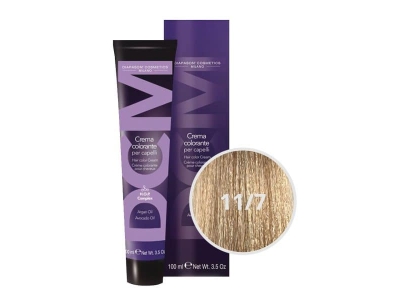 DCM Βαφή Μαλλιών Super Lightener 11/7 Extra Πολύ Ανοιχτό Ξανθό Μπεζ 100ml