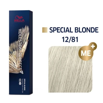 Wella Koleston Βαφή Μαλλιών Ξανθιστική 12/81 Ξανθό Περλέ Σαντρέ 60ml