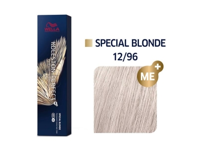 Wella Koleston Βαφή Μαλλιών Ξανθιστική 12/96 Ξανθό Ιριζέ Βιολέ 60ml