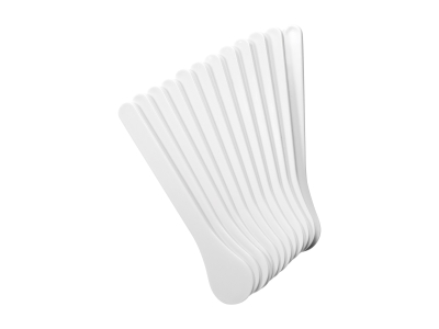 Peggy Sage Πλαστική Σπάτουλα Υγιεινής Λευκή 15.5x1.5x3cm x12