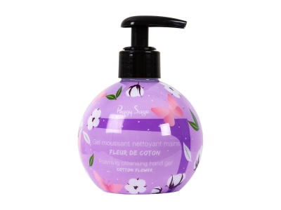 Peggy Sage Kαθαριστικό Αφρώδες Gel Χεριών Άνθος Βαμβακιού 235ml