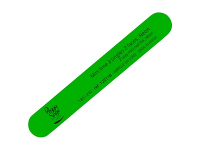 Peggy Sage Mini Neon Λίμα Νυχιών Πράσινη 180/240