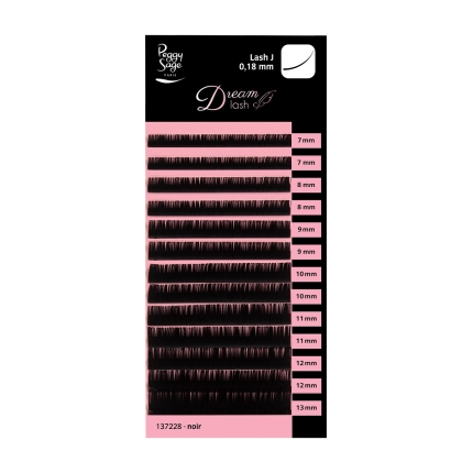Peggy Sage Extension Βλεφαρίδων Κασετίνα Καμπύλη J/0.18mm/7 Έως 13mm