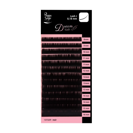 Peggy Sage Extension Βλεφαρίδων  Κασετίνα Καμπύλη J/0.18mm/8 Έως 16mm