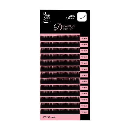 Peggy Sage Extension Βλεφαρίδων Κασετίνα Καμπύλη J/0.18mm/Ενιαίο Μέγεθος 10mm