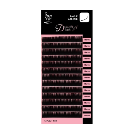 Peggy Sage Extension Βλεφαρίδων Κασετίνα Καμπύλη C/0.15mm/Ενιαίο Μέγεθος 11mm