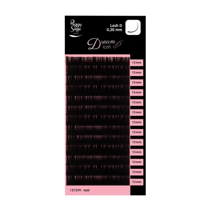 Peggy Sage Extension Βλεφαρίδων Κασετίνα Καμπύλη D/0.20mm/Ενιαίο Μέγεθος 13mm