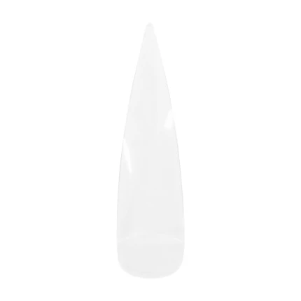 Peggy Sage Tips Long Stiletto Clear x50