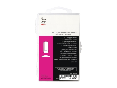 Peggy Sage Tips Κασετίνα Τετράγωνα 100τμ