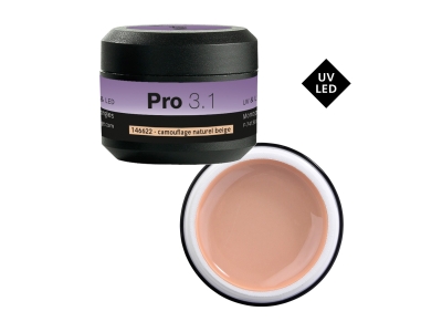 Peggy Sage Μεσαίας Ρευστότητας Gel Χτισίματος Camouflage Natural Beige Pro 3.1 UV&LED 15g