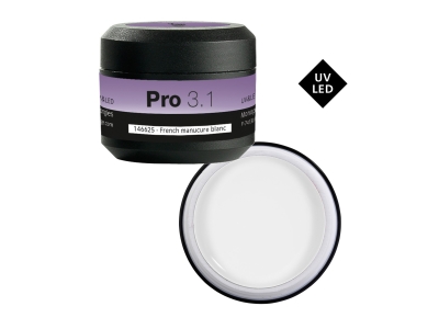 Peggy Sage Μεσαίας Ρευστότητας Gel Χτισίματος French Manicure Blanc Pro 3.1 UV&LED 15g