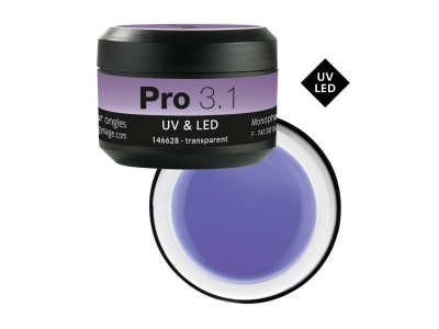 Peggy Sage Μεσαίας Ρευστότητας Gel Χτισίματος Διάφανο Pro 3.1 UV&LED 50g