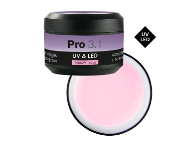 Peggy Sage Μεσαίας Ρευστότητας Gel Χτισίματος Rose Pro 3.1 UV&LED 50g