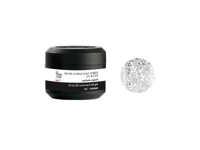 Peggy Sage Technigel Color It Paillete Argent UV&LED 5g