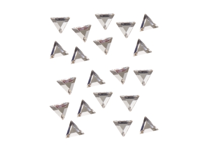 Peggy Sage Strass Νυχιών Triangle Argent 3mm x20