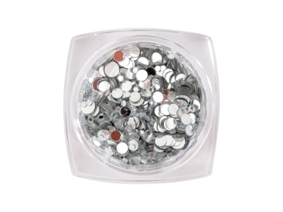 Peggy Sage Glitter Νυχιών Silver Mix