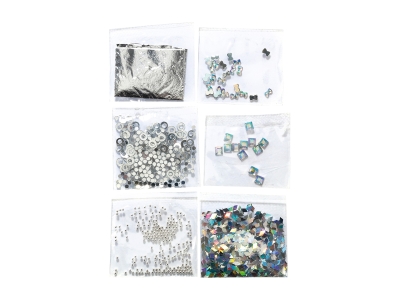 Peggy Sage Mini Σετ Nail Art Argent