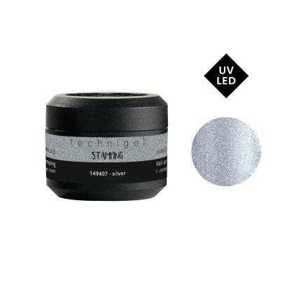 Peggy Sage Technigel Stamping Gel Silver UV/LED 5g 149407