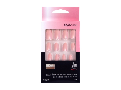 Peggy Sage Σετ Ψεύτικων Νυχιών Holo Pink x24