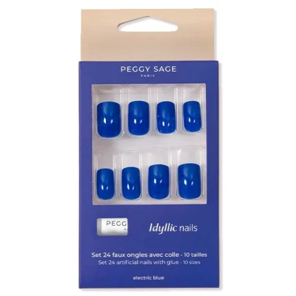 Peggy Sage Σετ Ψεύτικων Νυχιών Electric Blue 24τμχ