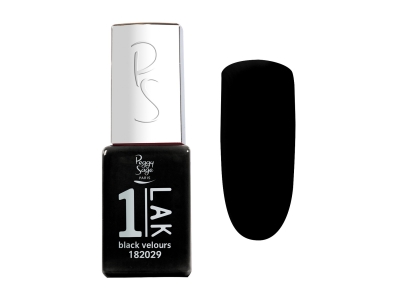 Peggy Sage 1-LAK Ημιμόνιμο Βερνίκι Νυχιών Black Velours 5ml