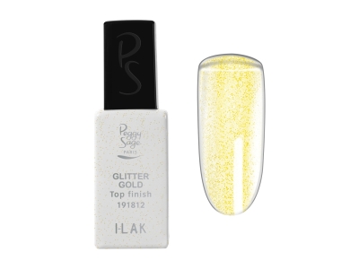 Peggy Sage I-LAK Top Finish Glitter Gold UV&LED 11ml