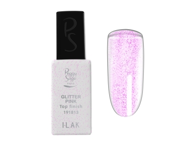 Peggy Sage I-LAK Top Finish Glitter Pink UV&LED 11ml