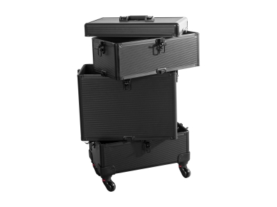 Peggy Sage Τροχήλατη Επαγγελματική Βαλίτσα Studio Μαύρη 43x23x75.5cm