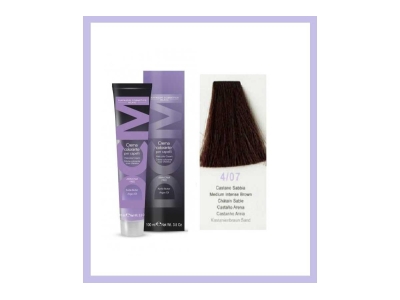 DCM Ammonia Free Βαφή Μαλλιών 4/07 Καστανό Φυσικό Έντονο Καστανό 100ml