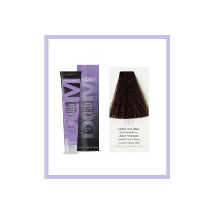 DCM Ammonia Free Βαφή Μαλλιών Brown 3/07 Σκούρο Έντονο Καστανό 100ml