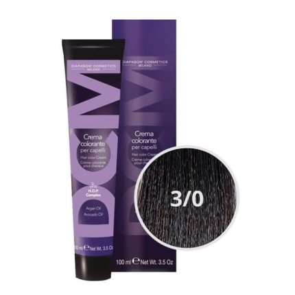 DCM Βαφή Μαλλιών Natural 3/0 Καστανό Σκούρο 100ml