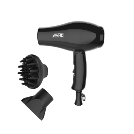 Wahl Σεσουάρ Travel Dryer 1000W Με Θήκη & Φυσούνα & Στόμιο